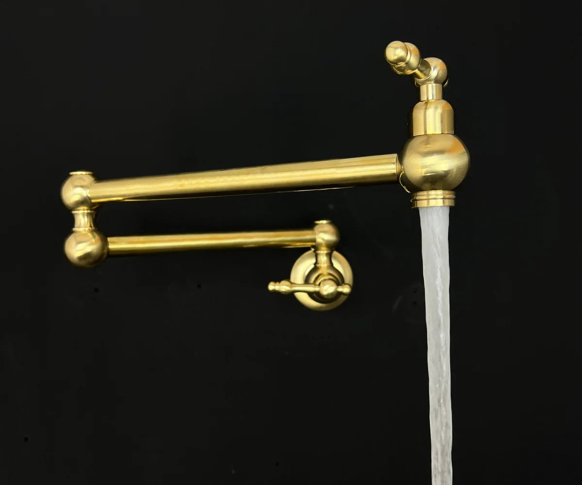 Brass Pot Filler with Lever Handle
